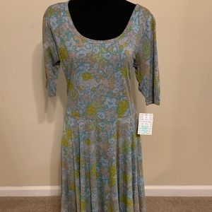 2XL Floral Midi Dress